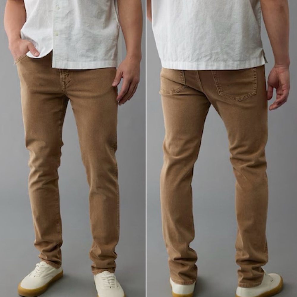Men's Tan Jeans